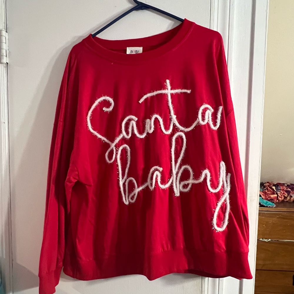 Never worn. Nice cozy sweater